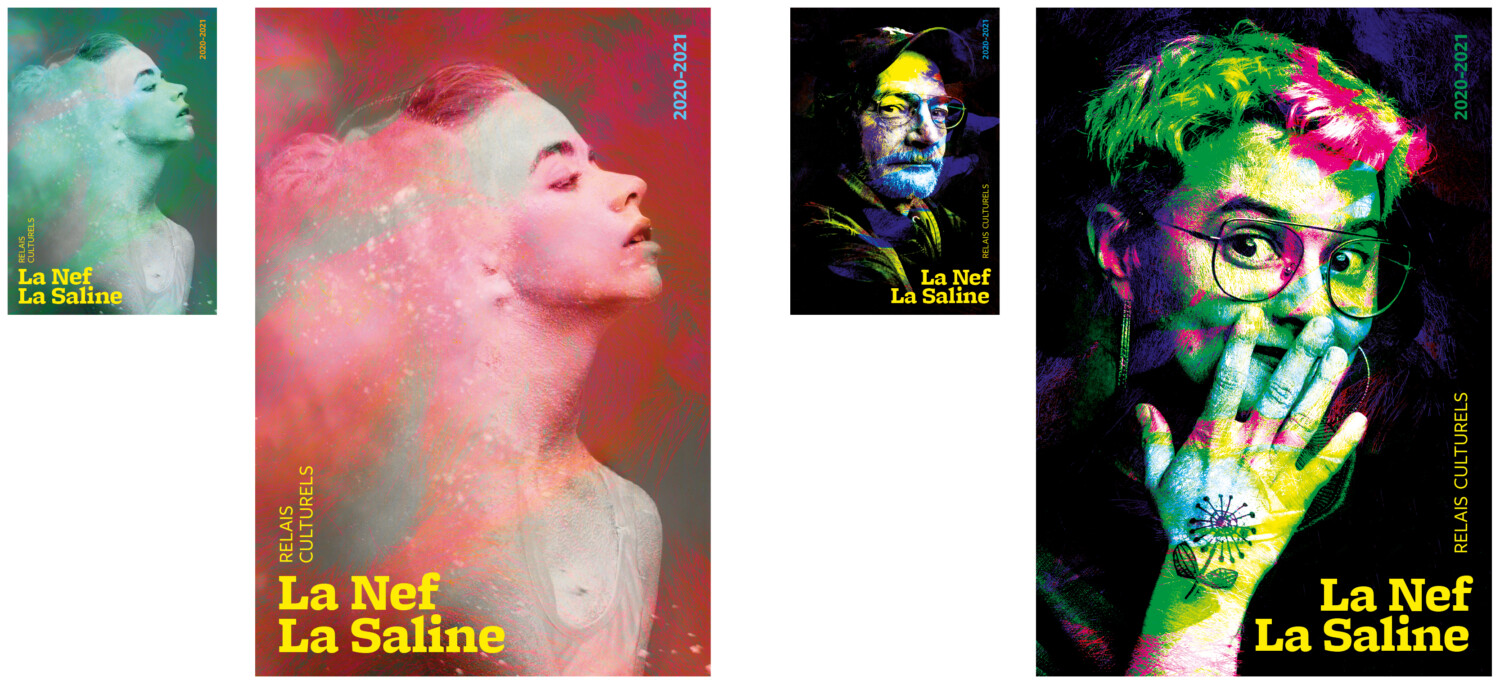 Relais culturels de La Nef / La Saline | Réponse à un appel d’offre restreint annulé suite à des coupes budgétaires. 
Deux pistes de recherches pour la couverture du programme saison.